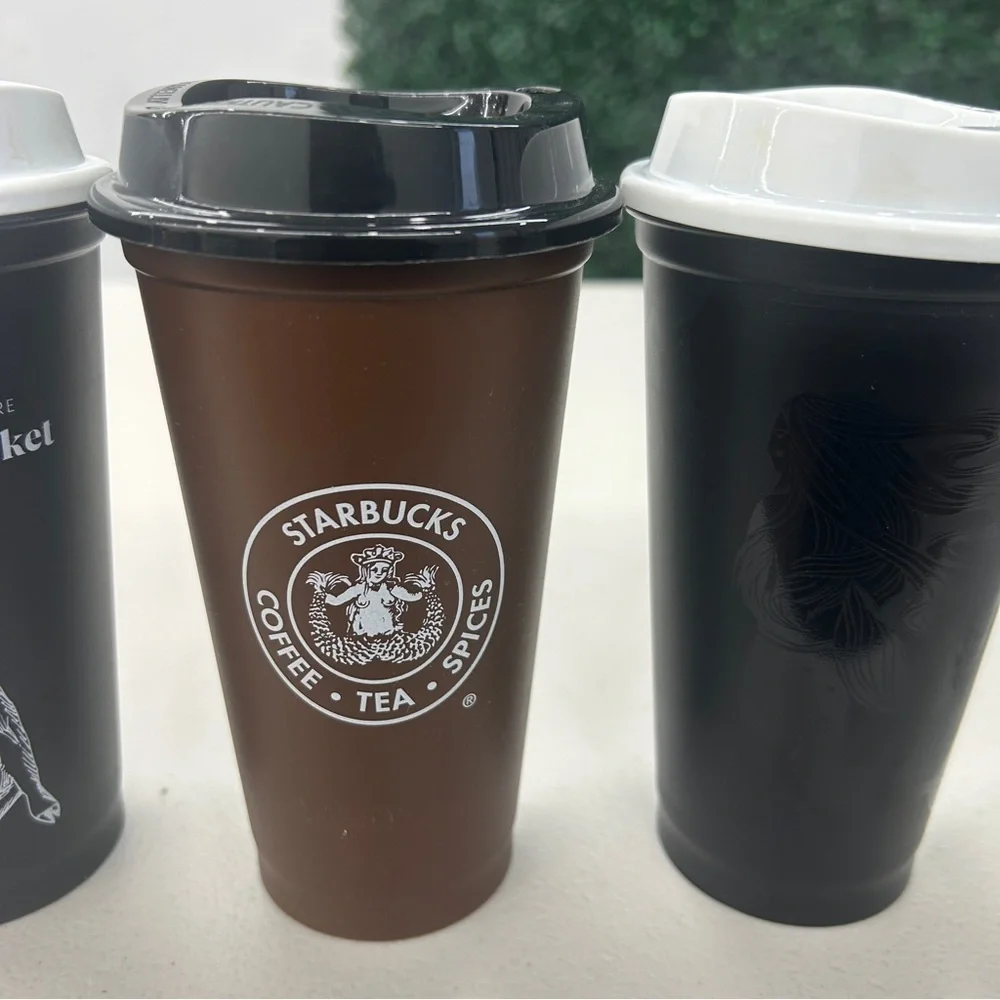 *LIMITED EDITION* Box of 6 Starbucks Seattle Washington Pike Place Market Cups